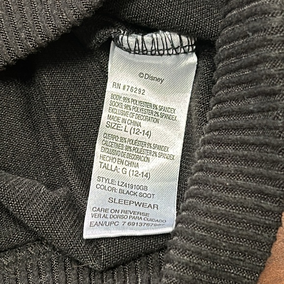 Large Tim Burton nightmare before Christmas jack skellington sleep shirt - Picture 3 of 5